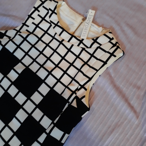 Lucy Paris size medium Mod geometric dress - Picture 3 of 5